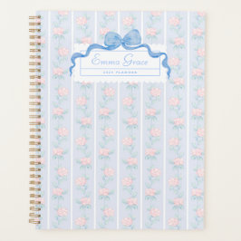 Grandmillennial Floral Bows Planner