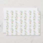 Grandmillennial Floral Nursery Stationery card Kaart (Achterkant)