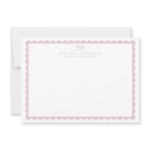 Grandmillennial Floral Nursery Stationery card