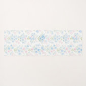 Grandmillennial Floral Yoga Mat (Achterkant (horizontaal))