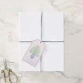 Grandmillennial Ginger Jar Kerstboom Cadeaulabel (Met Touw)