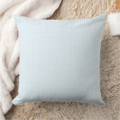 Grandmillennial Gingham - Cottagecore Babyblauw Kussen (Deken)