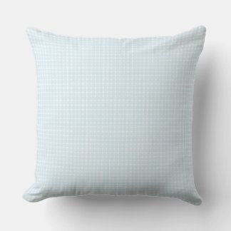 Grandmillennial Gingham - Cottagecore Babyblauw Kussen