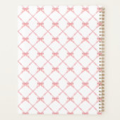 Grandmillennial Hartkrans Monogram Bamboe & Boog Planner (Achterkant)