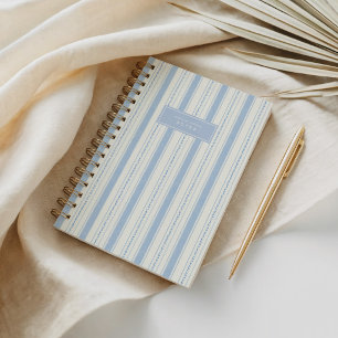 Grandmillennial ivoor & blauwe vintage chinoiserie notitieboek