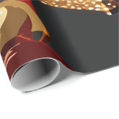 Grandmillennial kerst inpakpapier (Rol Hoek)