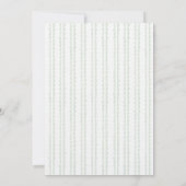 Grandmillennial Kerstkrans Monogram Kaart (Achterkant)