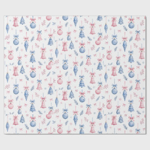 Grandmillennial kerstverpakkings papier