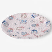 Grandmillennial | kerstversiering papieren bordje (Gekanteld)