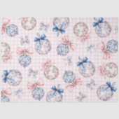 Grandmillennial | kerstversiering tissuepapier (Voorkant)