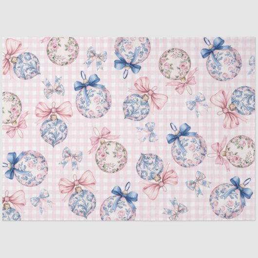 Grandmillennial | kerstversiering tissuepapier (Voorkant)