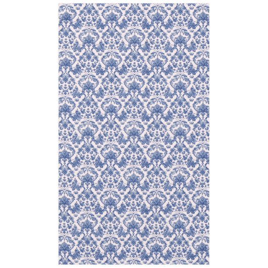 Grandmillennial Pink & Blue Damask Tafelkleed (Voorkant)