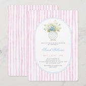 Grandmillennial Pink Ginger Jar Vrijgezellenfeest Kaart (Voorkant / Achterkant)