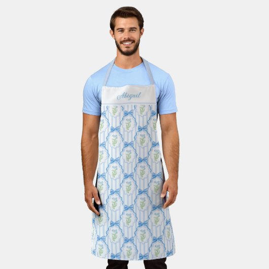 Grandmillennial Ribbonerie Bows Apron Schort (Gedragen)