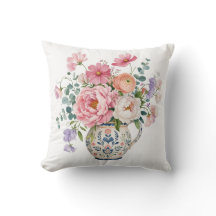 Grandmillennial Roze Pioen Tuin Bloemen