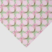 Grandmillennial Swag met Roze Strik Tissuepapier (Detail)