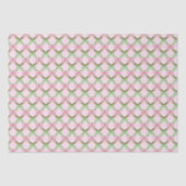 Grandmillennial Swag met Roze Strik Tissuepapier (Voorkant)