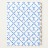 Grandmillennial Trellis Bows Planner (Achterkant)