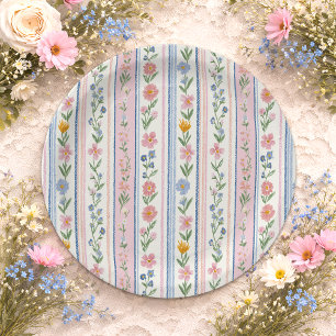 Grandmillennial Vintage Baby Shower Papieren Bordje