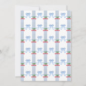 Grandmillennial Watercolor Kersen Uitnodiging (Achterkant)