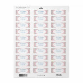 Grandmillennial Wilde Bloem Retouradreslabel Etiket (Full Sheet)