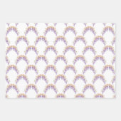 Grandmillennial Wisteria Baby Shower  Inpakpapier Vel (Voorkant 3)