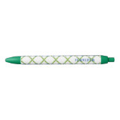 Grandmillennium Lattice met Blue Bow Personalized Zwarte Inkt Pen (Voorkant)