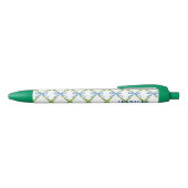 Grandmillennium Lattice met Blue Bow Personalized Zwarte Inkt Pen (Bovenkant)
