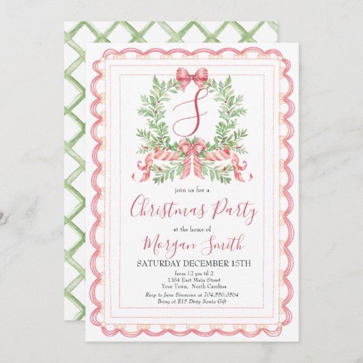 Grandmillienal kerstfeest Uitnodiging (Voorkant / Achterkant)