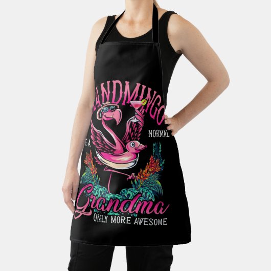 Grandmingo Grandmoeder Flamingo Lover Gramma Schort (Insitu)