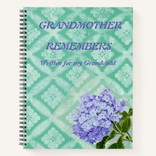 Grandmoeder Herinnert Journal Notitieboek