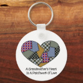 Grandmoeder Patchwork Sleutelhanger (Voorkant)