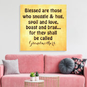 Grandmoeder Quote Canvas (Insitu (Woonkamer))