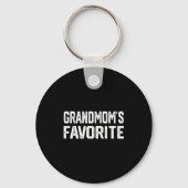 Grandmom’s Favorite Funny Grandparent Granhild Vin Sleutelhanger (Voorkant)