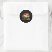 Grandmomsaurus T Rex Dinosaur Grootmoeder Saurus M Ronde Sticker (Tas)