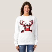 Grandmother Always be yourself Reindeer Santa Hat Trui (Voorkant volledig)