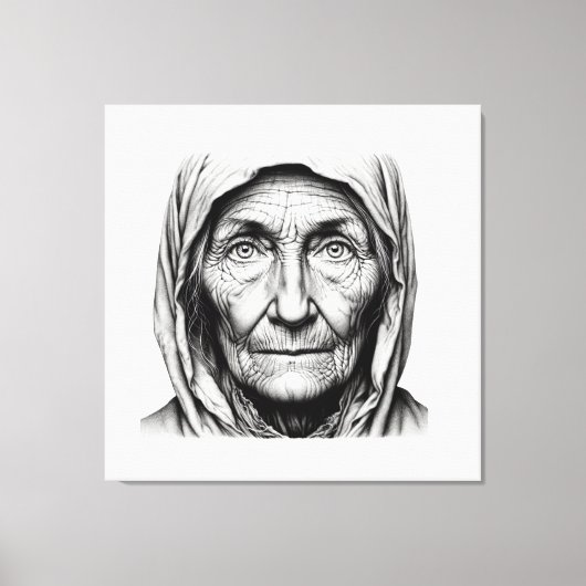 GRANDMOTHER CANVAS AFDRUK (Voorkant)
