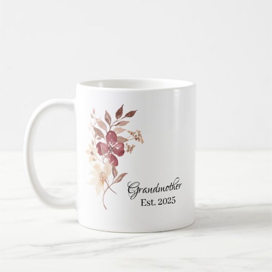 Grandmother Est. Year – Family Milestone Koffiemok (Links)