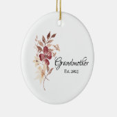 Grandmother Est. Year Keramisch Ornament (Rechts)