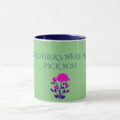 GRANDMOTHER FLOWERED personalized mug. Mok (Midden)