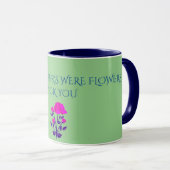 GRANDMOTHER FLOWERED personalized mug. Mok (Voorkant rechts)