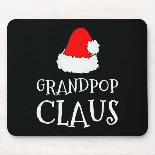 Grandp Claus Christmas Santa's Pajama Family Match Muismat (Voorkant)