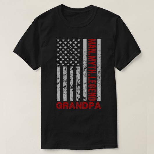 Grandpa American Flag Man Myth Legend Pullover (Design voorkant)