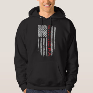 Grandpa American Flag Vaderdag Hoodie