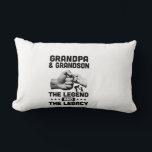 Grandpa And Grandson The Legend And Legacy Gift Kussen<br><div class="desc">Grandpa And Grandson The Legend And Legacy Gift</div>