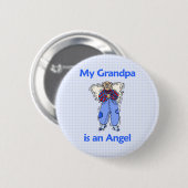 Grandpa Angel Ronde Button 5,7 Cm (Voorkant /achterkant)