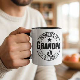 Grandpa Announcement Mug Gift Mok