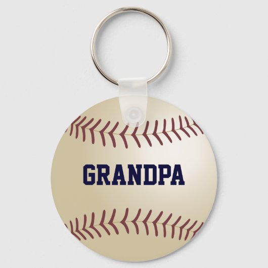 Grandpa Baseball Keychain (Voorkant)