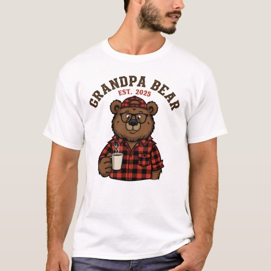 Grandpa Bear 2025 hoodie/t-shirt T-shirt (Voorkant)