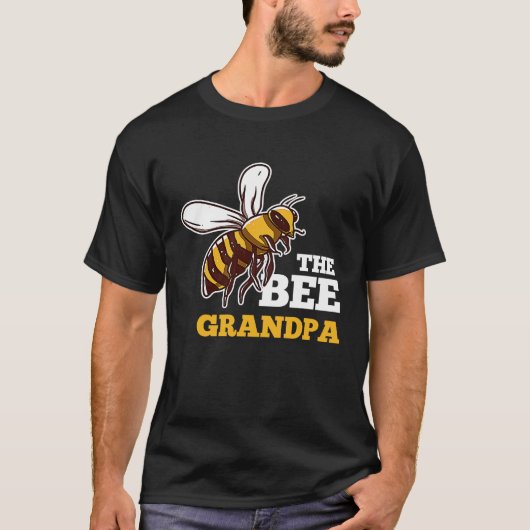 Grandpa Bee Insect Animal Hornet Beekeeper Men T-shirt (Voorkant)